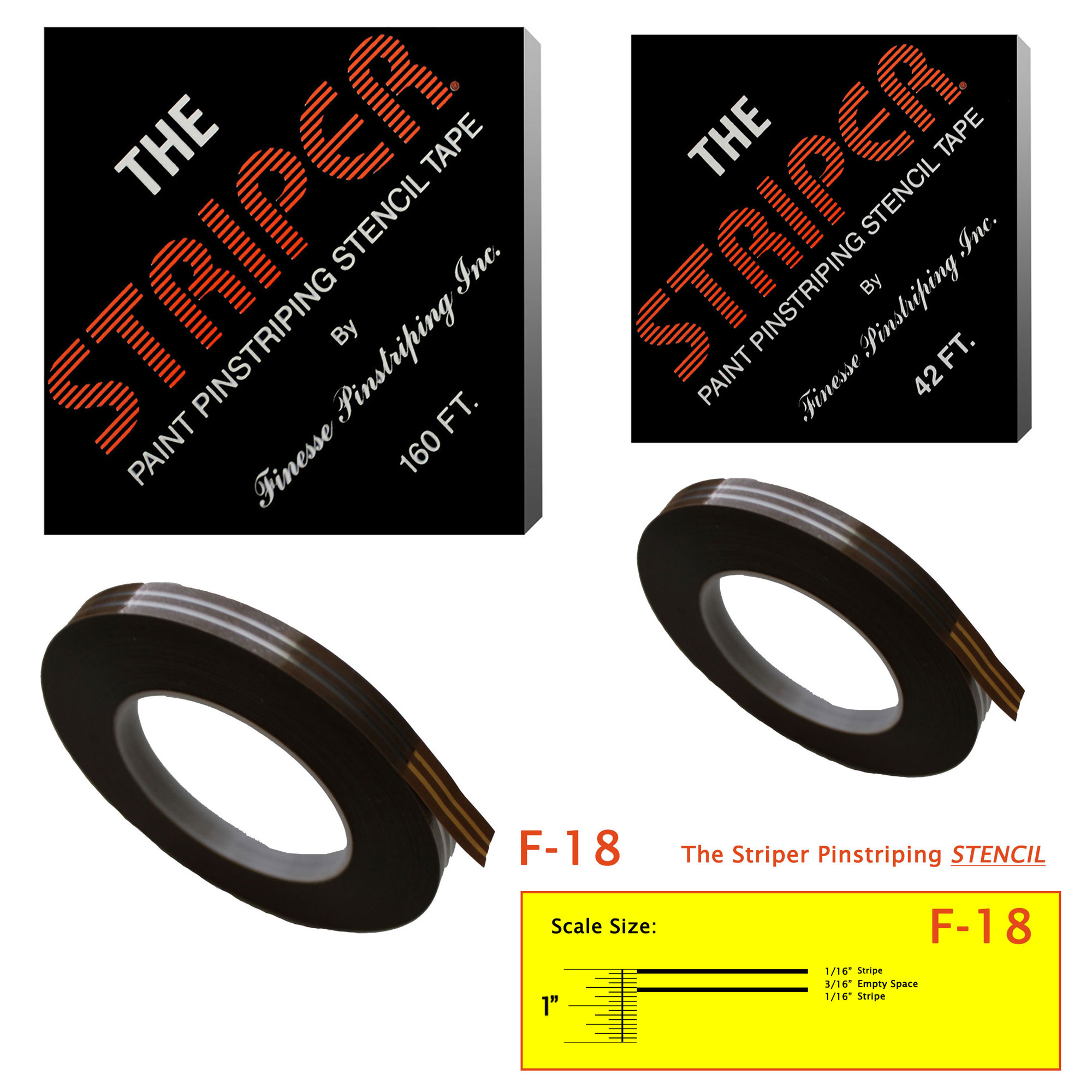 The Striper™ F 18 Finesse Pinstriping