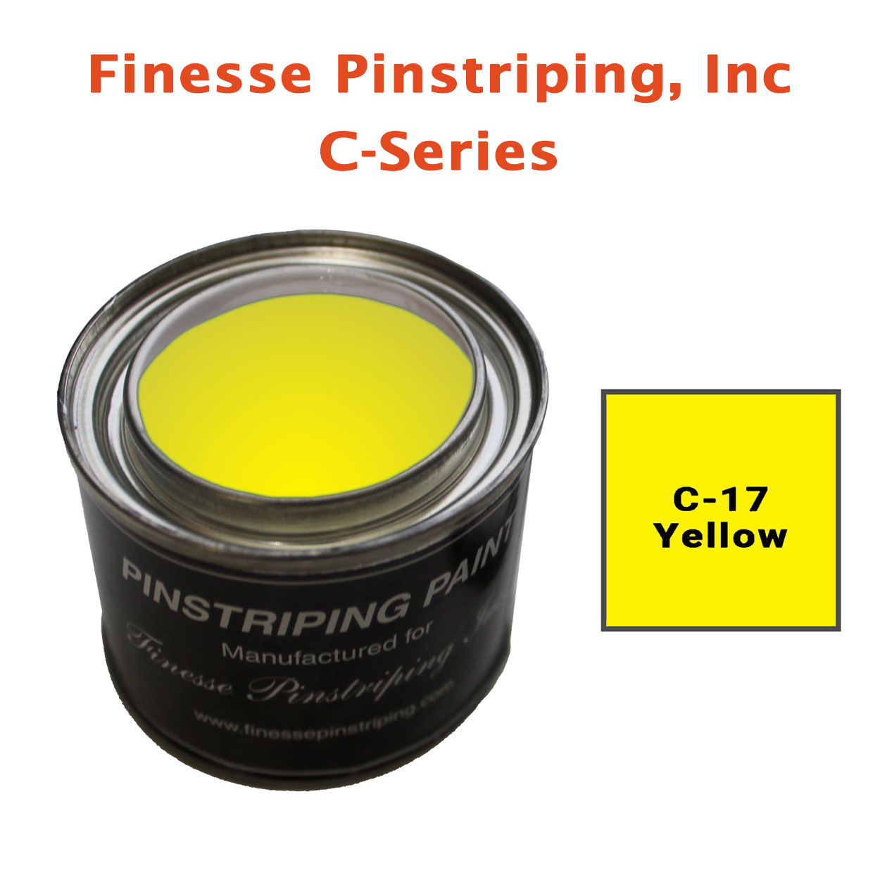 Finesse Pinstriping Paint – Yellow - Finesse Pinstriping